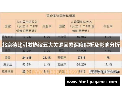 北京德比引发热议五大关键因素深度解析及影响分析 北京德比引发热议五大关键因素深度解析及影响分析