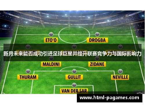 新月未来能否成功引进足球巨星并提升联赛竞争力与国际影响力 新月未来能否成功引进足球巨星并提升联赛竞争力与国际影响力